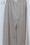 SWAYING 25 Spring/Summer Flared Wool Trousers SW-SW25PS3B12-MITUO Beige SW25PS3B12